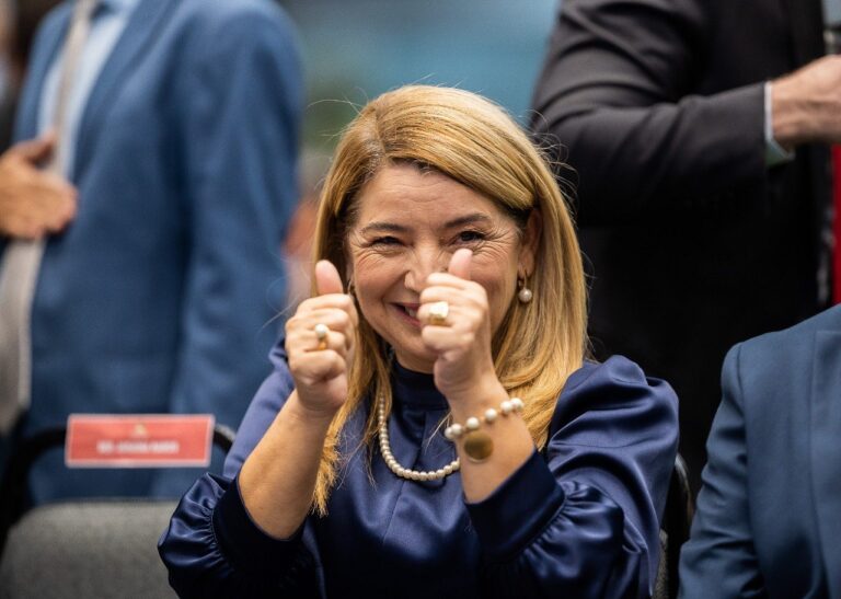 “Ter mais de 56 só é bom para ganhar na eleição da Assembleia quando empata”, diz Iracema Vale na convenção do MDB