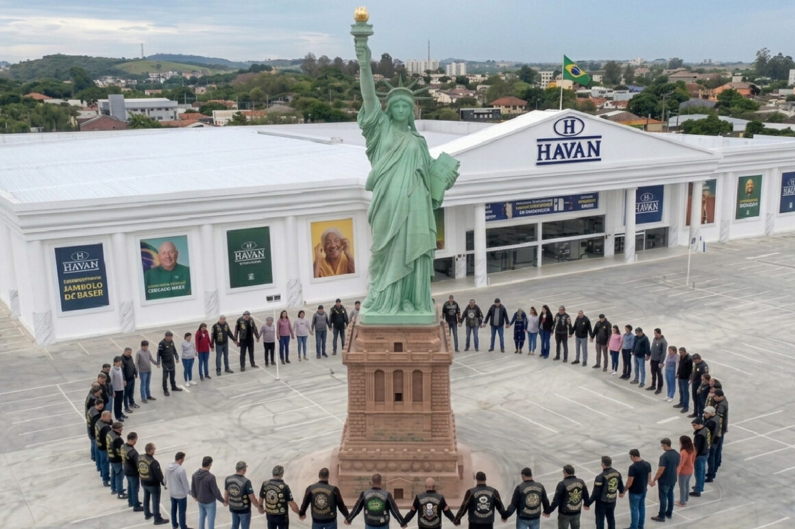Manifestantes convocam “abraço simbólico” à estátua da Havan em São Luís após ação do MP