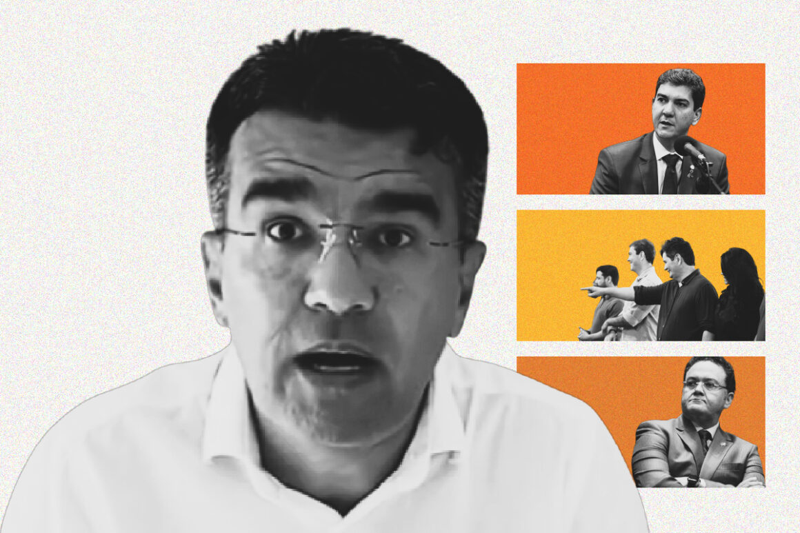 Lahésio aponta a metralhadora para Eduardo Braide