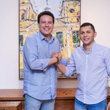 Felipe Camarão anuncia vereador de Caxias como pré-candidato a vice-governador