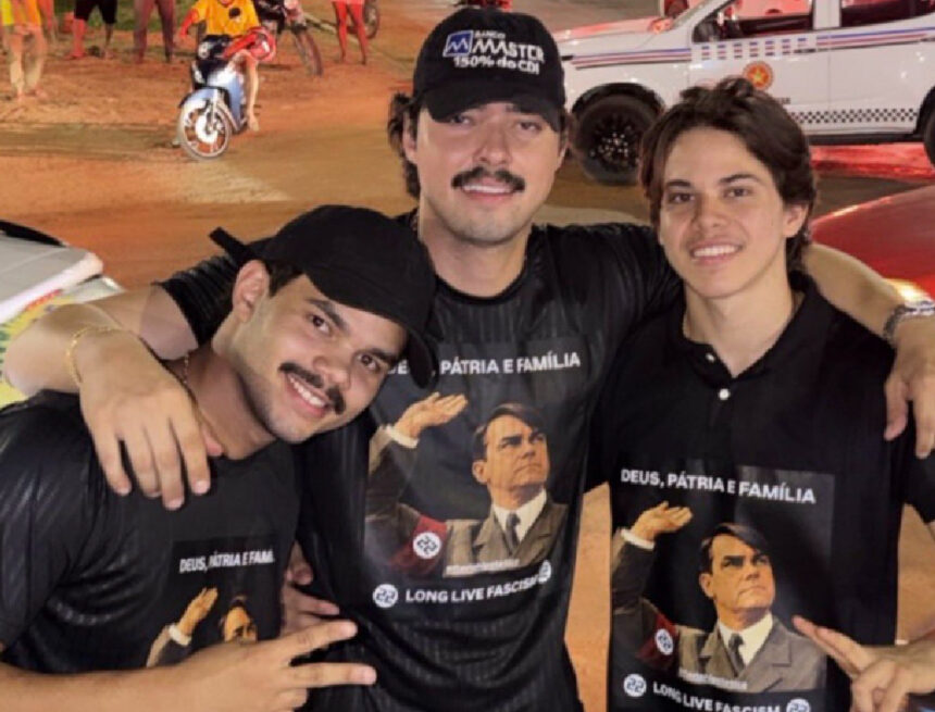 Apoiadores de Flávio Bolsonaro exibem símbolos nazistas em Grajaú; polícia investiga Apoiadores de Flávio Bolsonaro exibem símbolos nazistas em Grajaú; polícia investiga